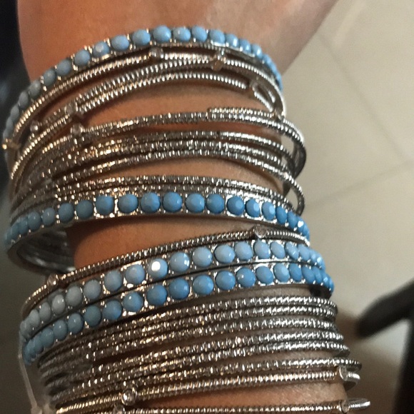 Silver bangles - Picture 4 of 5